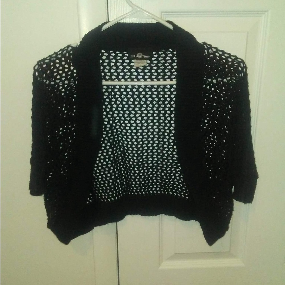 Funky black sweater